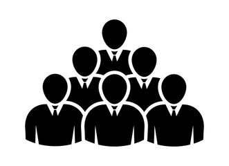 Symbol, ikona ludzi. Plik wektorowy.