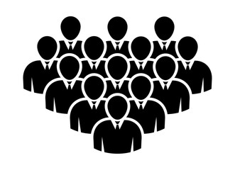 Symbol, ikona ludzi. Plik wektorowy.