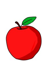illustration of a apple image