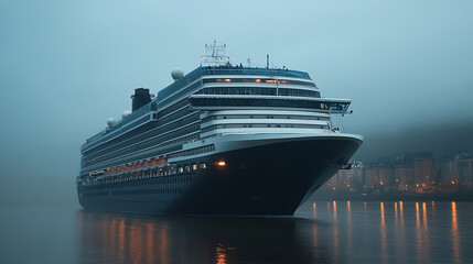 cruise ship in harbor