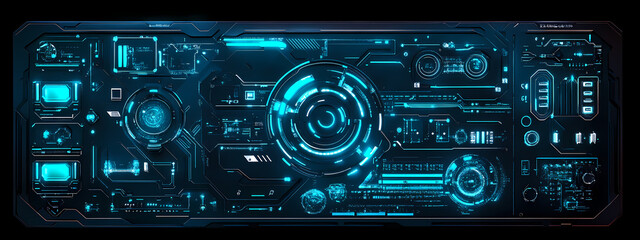 Fototapeta premium Digital Command Center