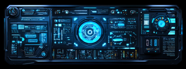 Fototapeta premium Digital Command Center