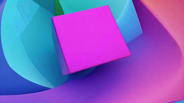 design ideal branding posters colorful backgrounds minimal creative loop rotation simple blue advertising digital colours endless box contemporary square style cover texture infinite shape