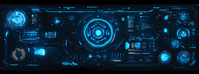 Fototapeta premium Digital Command Center