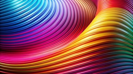 Fototapeta premium Elegant Round Wave Line Texture Abstract Pattern Background Design Template for Modern Digital Art and Creative Projects in High Resolution and Versatile Color Palettes