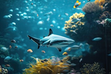 Obraz premium Beautiful underwater world and its inhabitants