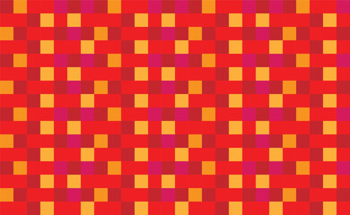 Fototapeta premium Colorful square woven geometric pattern. Perfect for printing, design and textiles 