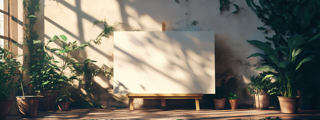 Fototapeta premium Sunlit Artistic Studio