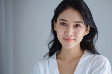 South East Asian woman with striking makeup and a trendy hairstyle.