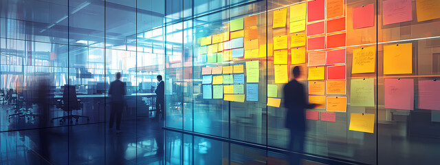 Fototapeta premium Creative Workflow Wall