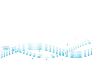 清涼感のある抽象的な背景　ホワイト＆ブルー