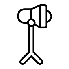 Flash Vector Line Icon Design