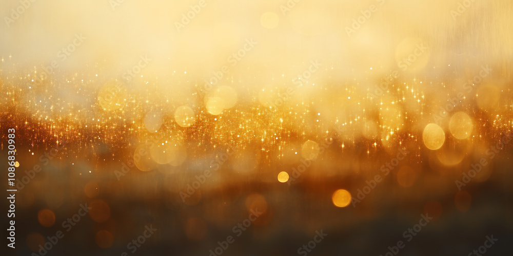 Poster abstract background with bokeh lights. christmas festive background image. created with generative a
