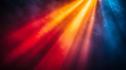 Obraz premium Vibrant Rays of Light