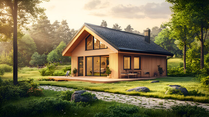 Cozy Cottage in Countryside - Small, charming house in a natural setting. Suitable for marketing or business purposes