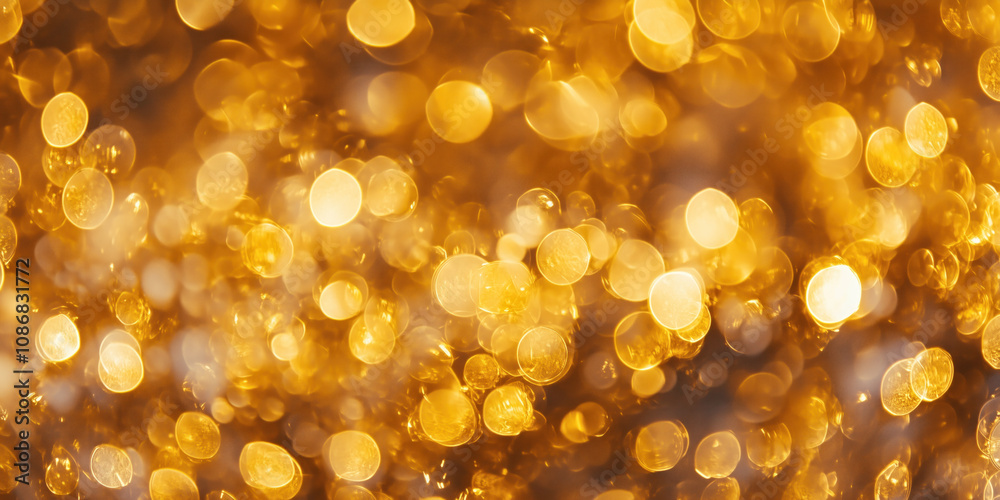 Poster abstract background with bokeh lights. christmas festive background image. created with generative a