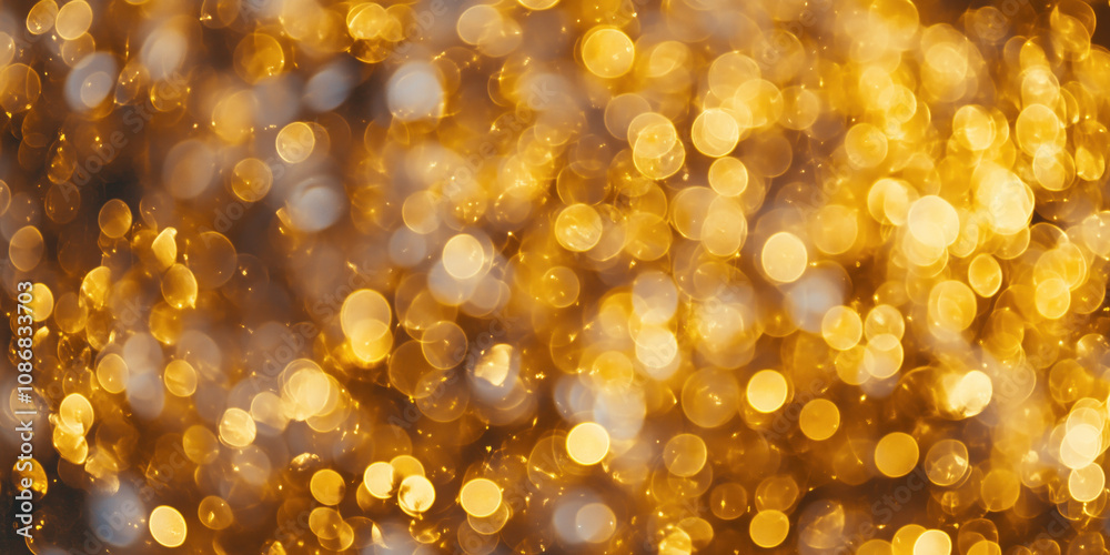 Poster abstract background with bokeh lights. christmas festive background image. created with generative a