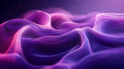 Obraz premium Abstract Purple Waves