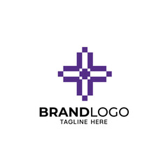 Obraz premium Contemporary Geometric Symbol for Business and Technology