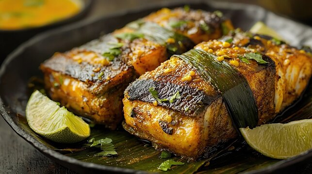 kancha ilish paturi indian seafood