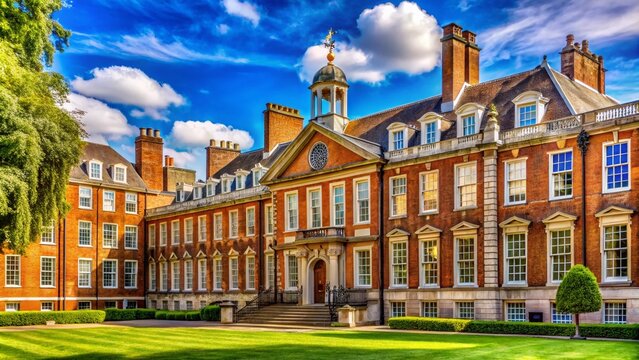 Historical Architectural Features of the Royal College of Surgeons of England at Lincolns Inn Fields, London, Showcasing Its Grandeur and Heritage in Documentary Style Photography