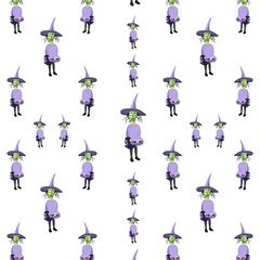 Halloween costume pattern with hat