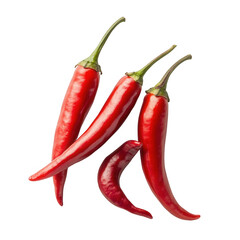 Fresh red chili peppers arranged beautifully for culinary delights.