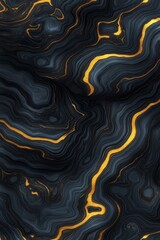 Obraz premium Elegant Navy Blue Marble Texture With Golden Veins, Luxurious Background, Abstract Pattern