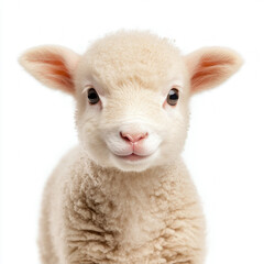 Obraz premium Baby Lamb Isolated