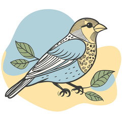 Bird In Park Vectors