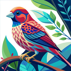 Bird In Park Vectors