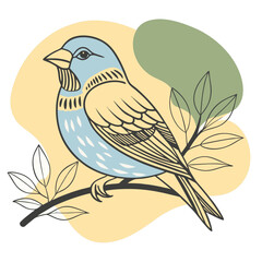 Bird In Park Vectors