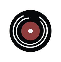 LP VINYL RECORD symbol illustration 