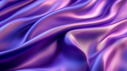 Fototapeta premium Satin Fabric Texture in Purple and Blue