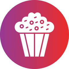 Coffee Muffin Icon Style