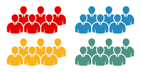 Symbol, ikona ludzi. Plik wektorowy. © robert6666