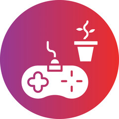 Fototapeta premium Games and Hobby Icon Style