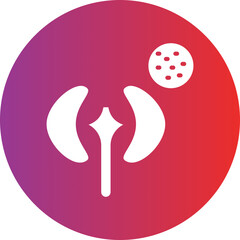 Kidney Checkup Icon Style