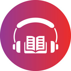 Audio Book Icon Style