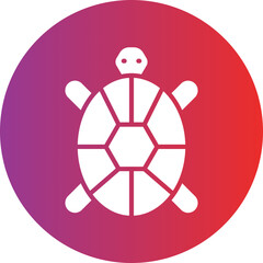 Obraz premium Sea Turtle Icon Style
