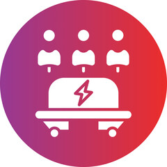 Electric Skateboard Share Icon Style