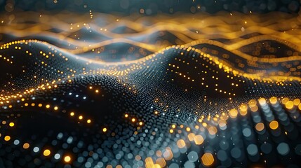 Abstract representation of a digital information network