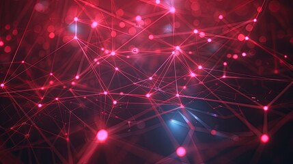 Abstract representation of a digital information network