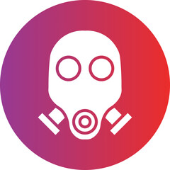 Gas Mask Icon Style