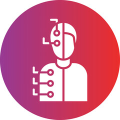 Cyborg Icon Style