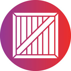 Crate box Icon Style