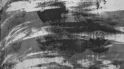 The photo shows an old grey wall close-up