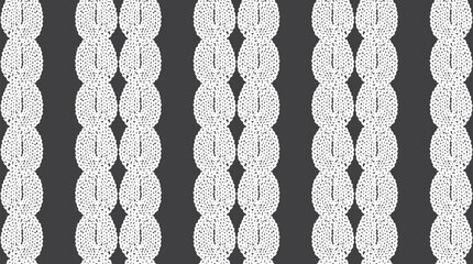 縄編みダブル・ツインケーブルニット・Ｗケーブル編み