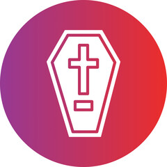 Obraz premium Coffin Icon Style