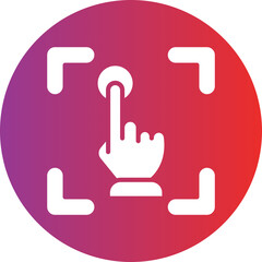 Fingerprint Scanning Icon Style